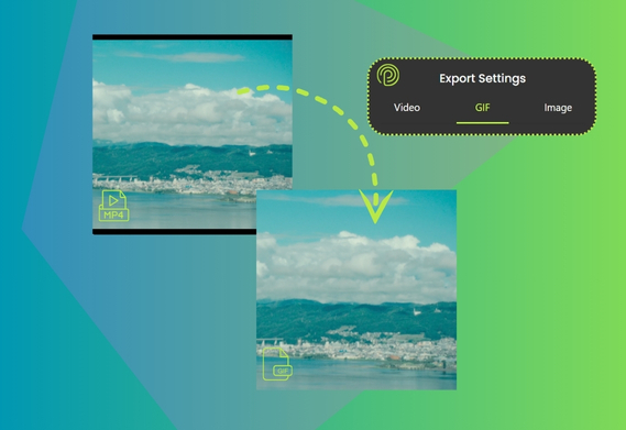 Convert MP4 to GIF with Pointa Online