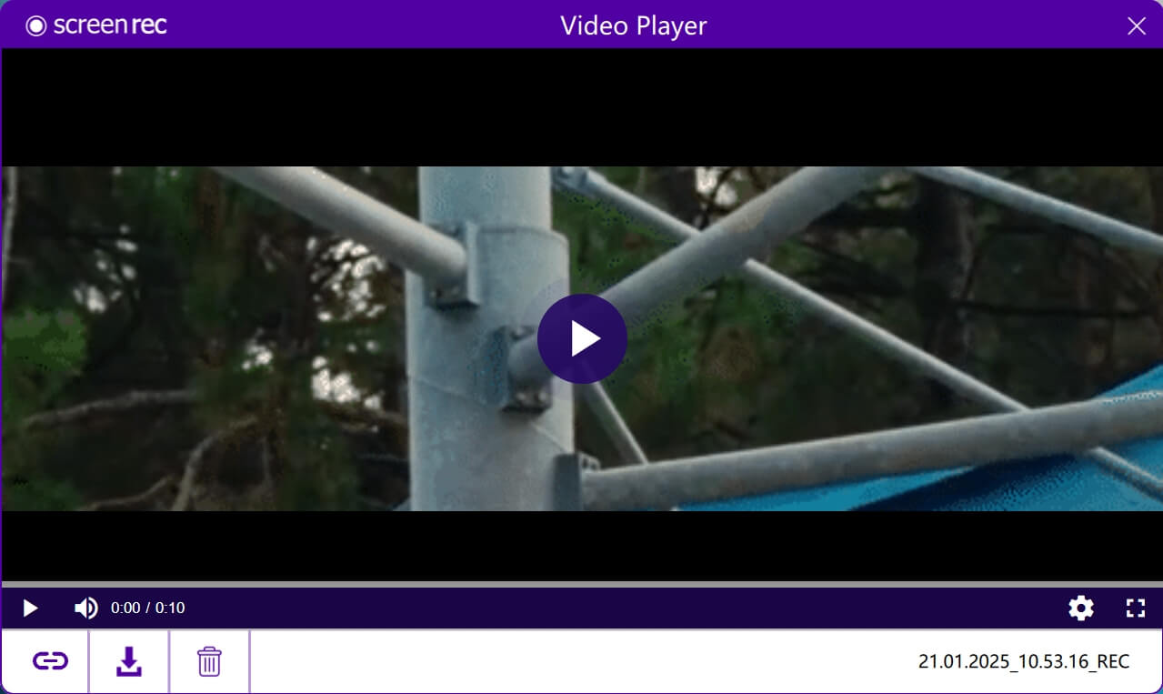 ScreenRec Video Player